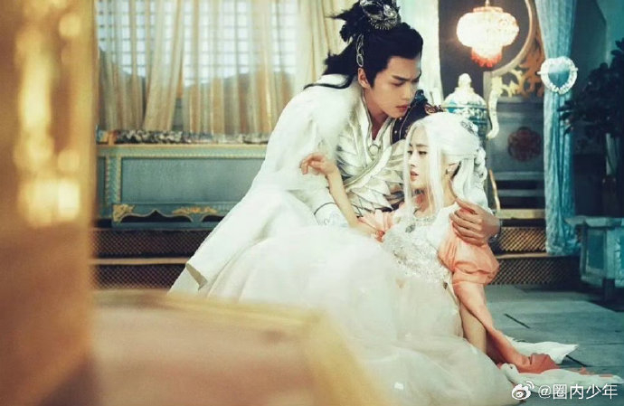 很古早的张若昀鞠婧祎同框,九州天空城