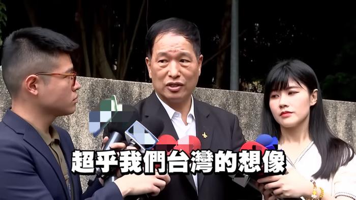 台军退役将领张延廷接受岛内媒体采访
