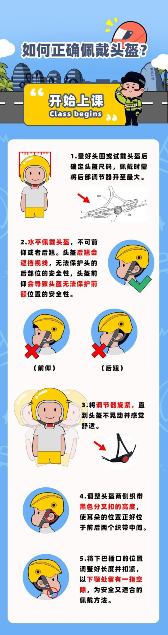 "上阵请自觉遵守道路交通安全法律法规主动做到有牌证,戴头盔靠右行