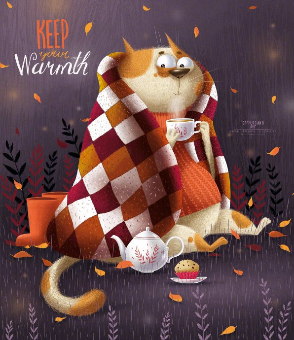 插画师 karina lemesheva 绘画作品 | www.behance.