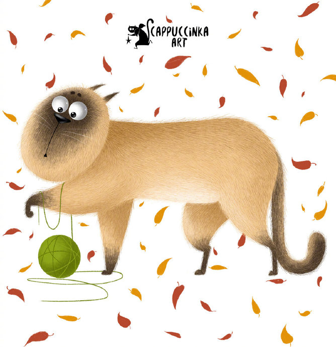 插画师 karina lemesheva 绘画作品 | www.behance.