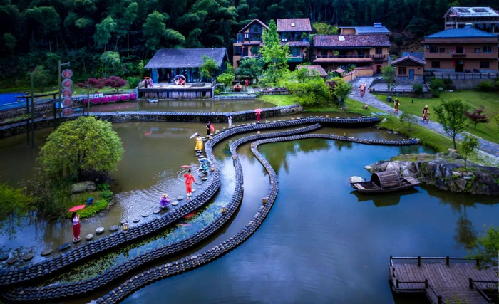 漫居,林泉谷,楠坪古村民宿集群,半朵悠莲林恩茶研园主题特色型民宿:林