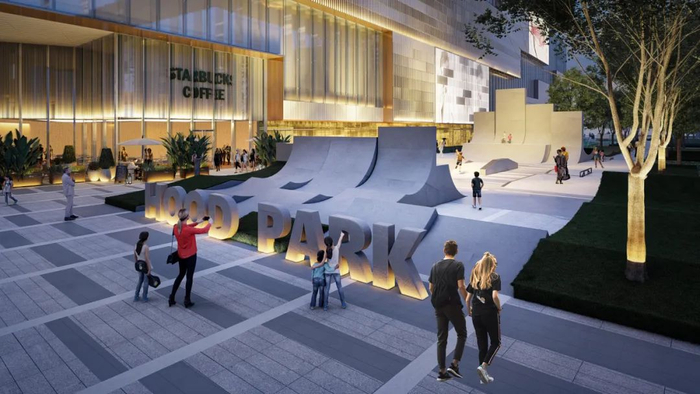 ▲滑板公园效果图