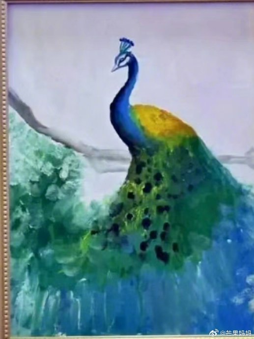 王诗龄真的继承了爸爸妈妈以及爷爷的艺术天赋|王诗龄|爸爸妈妈|孔雀