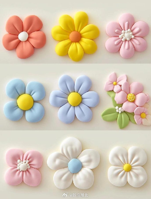 黏土创意手工,做一朵不会凋零的花花