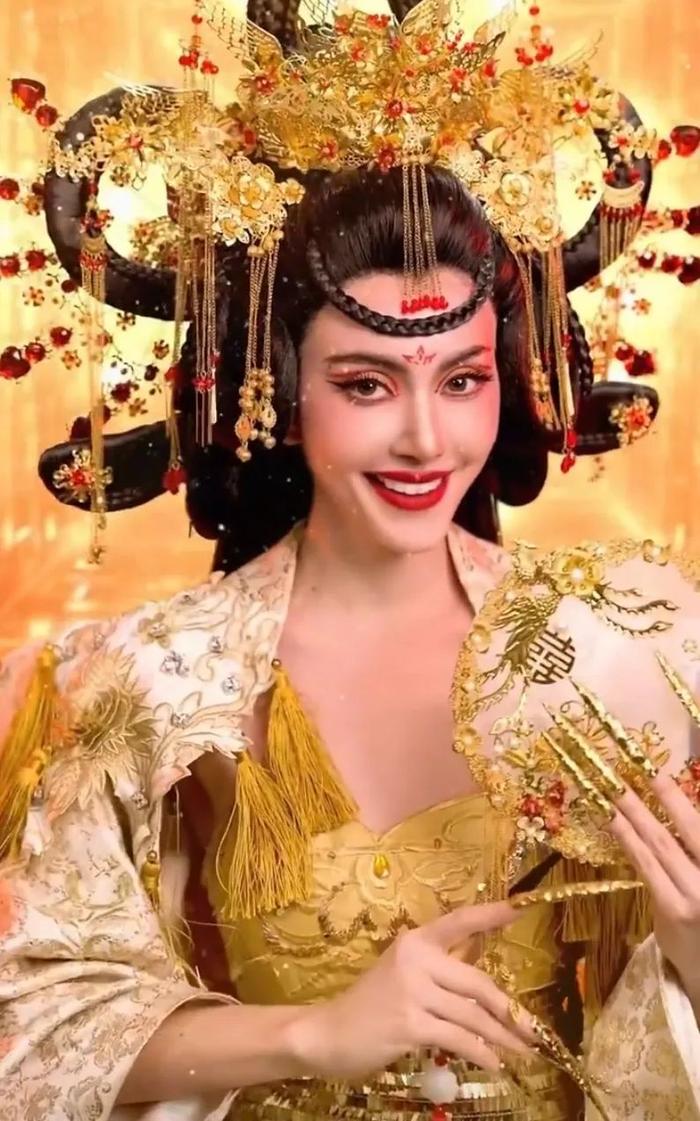 古装宫廷风95江湖侠女扮相95传统的戏曲扮相95来国内参加节目