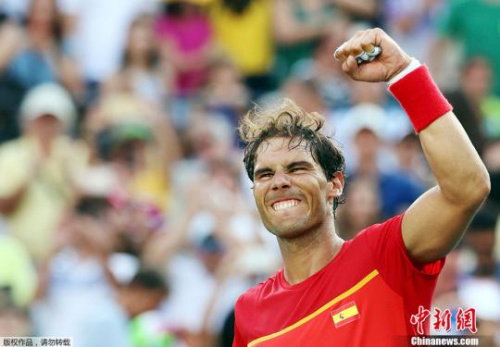 年轻的纳达尔（资料图）