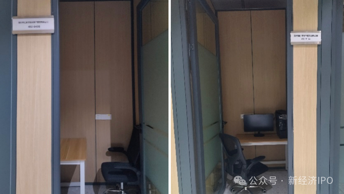 图3：几家发行人及SPV公司租赁的“格子间” 