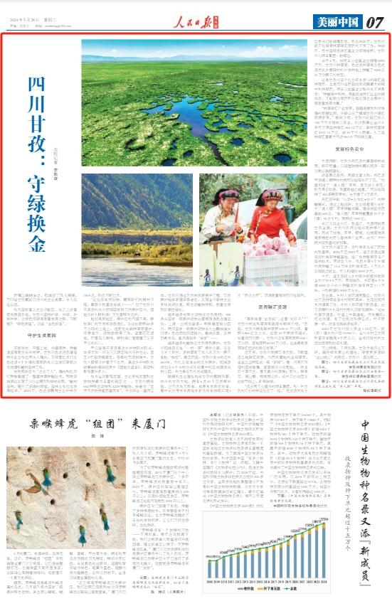 四川甘孜:守绿换金