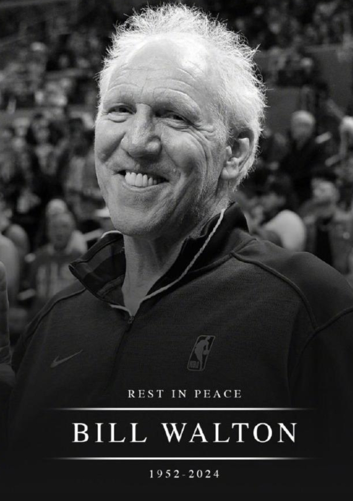 nba名宿比尔·沃顿去世,曾是姚明的名人堂引荐人