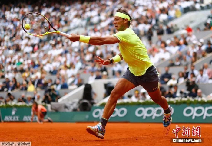 2019年纳达尔战胜蒂姆，第12次夺得法网男单冠军（资料图）