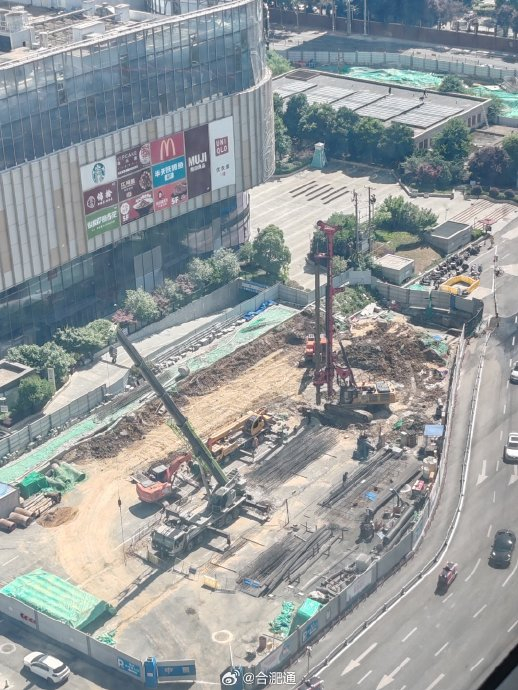合肥地铁7号线紫庐站,大家伙用上了