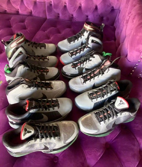 来自国外收藏家hyperdunks24的科比球鞋收藏