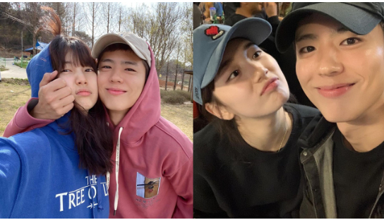 被秀智&朴宝剑的贴脸情侣照闪到爆!