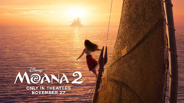 迪士尼动画电影《海洋奇缘2》首支预告发布,本片将于11月27日在北美