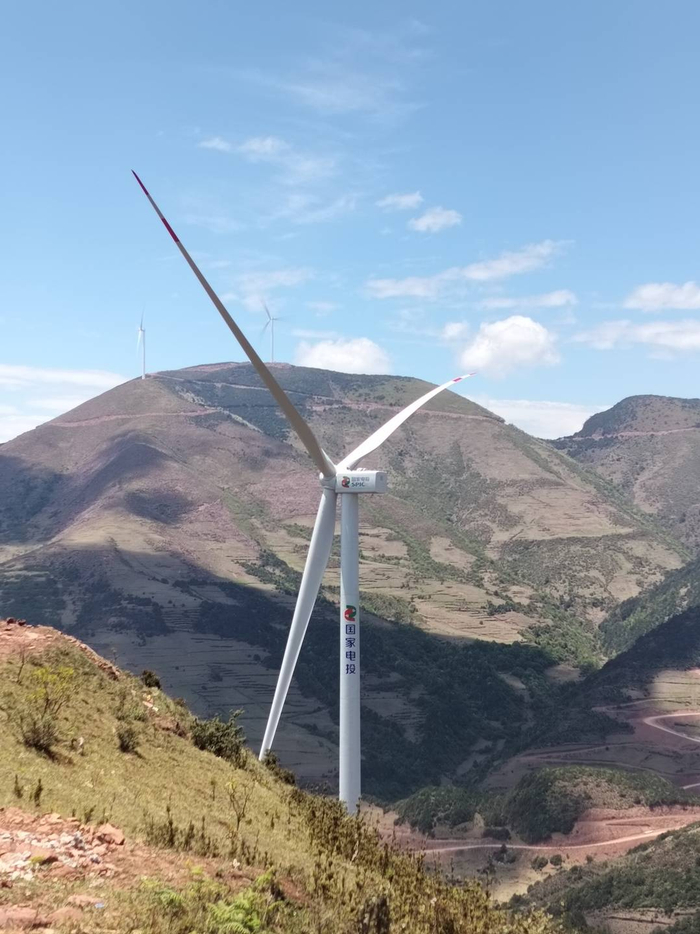 凉山境内单机容量最大 喜德县北山风电项目机组全容量并网投产发电