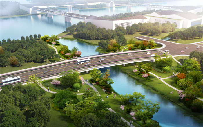 规划三十八路（嘉善段）工程效果图