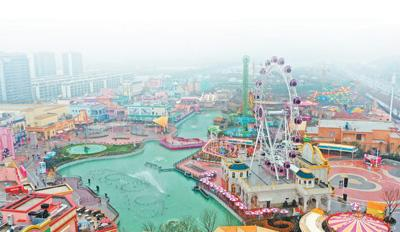 浙江省临海市“熊出没”动画主题乐园。王华斌摄