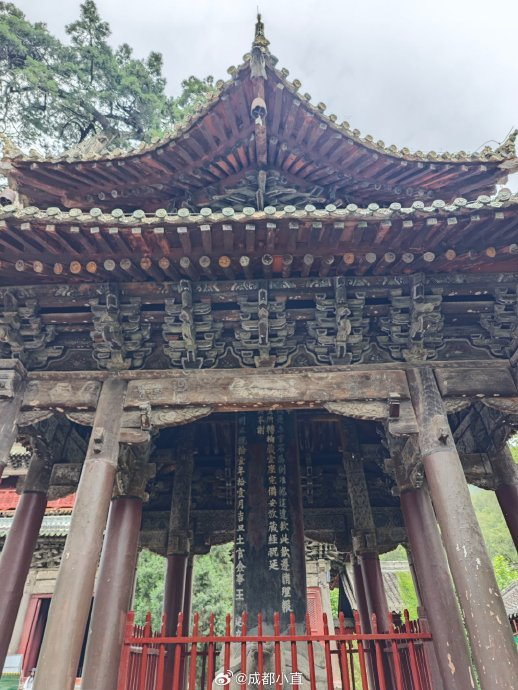 终于来膜拜了平武"报恩寺"!