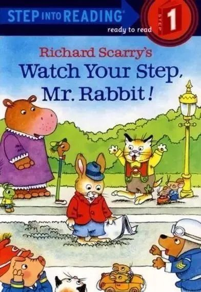兰登step into reading分级阅读系列 1 watch your step, mr. rabbit!