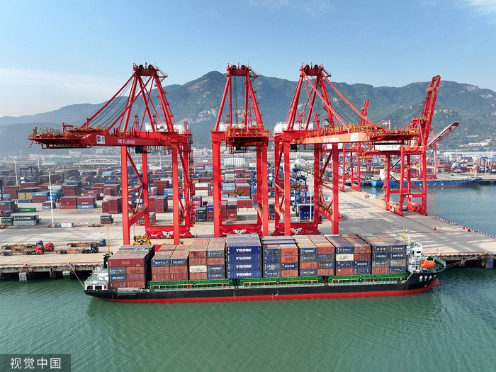 连云港港。图片来源：视觉中国