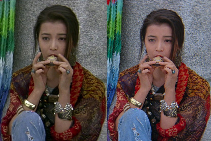 《飞鹰计划》修复前后对比。