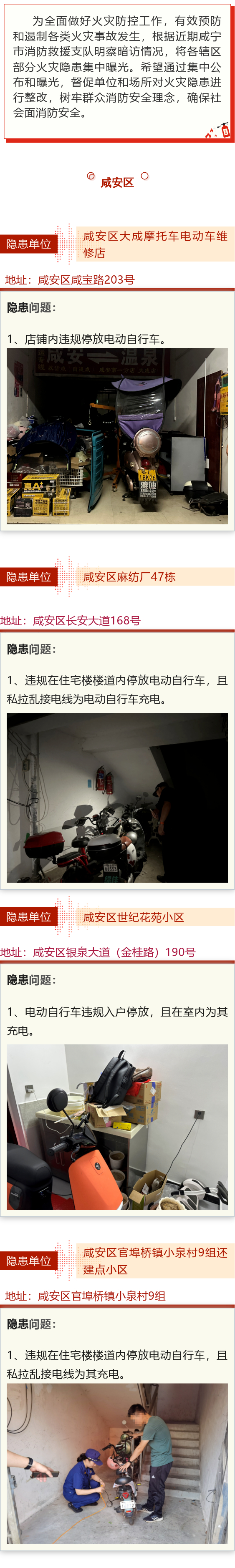 涉及咸宁多个小区.