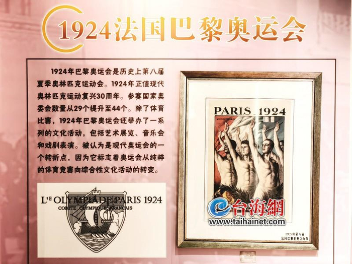 看!百年前巴黎奥运会的海报