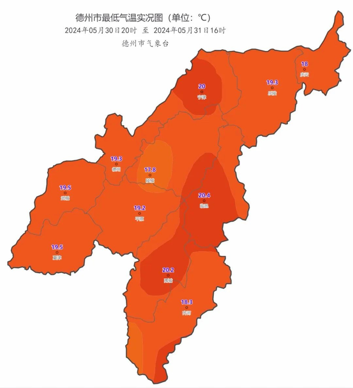 雷阵雨!德州最新天气预报