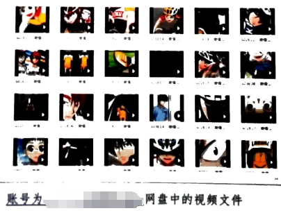 图为经过司法鉴定的部分涉案侵权网盘内容截图。