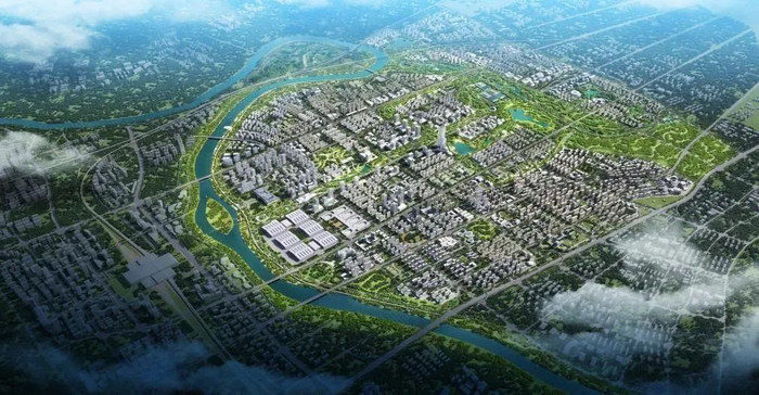 长沙国际会展新城（效果图）。