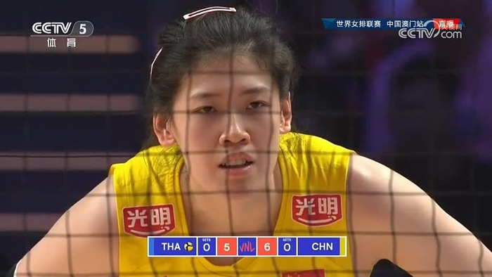 中国女排这个背飞漂亮
