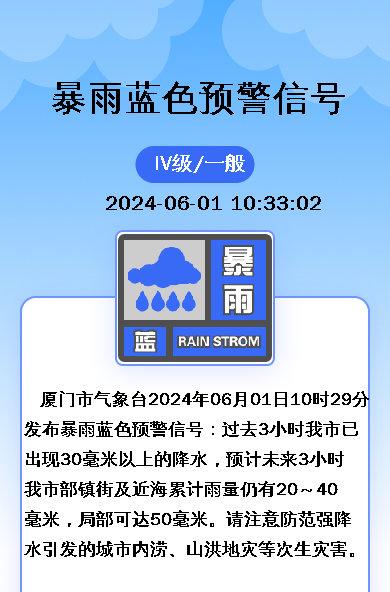 蓝色预警明天我市依然有暴雨,局部大暴雨并伴有雷电市民周末出行要备