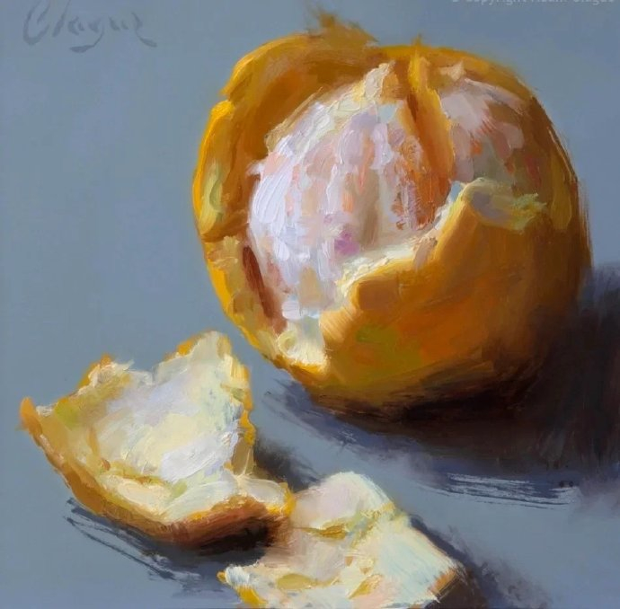 adam clague 色彩通透的静物