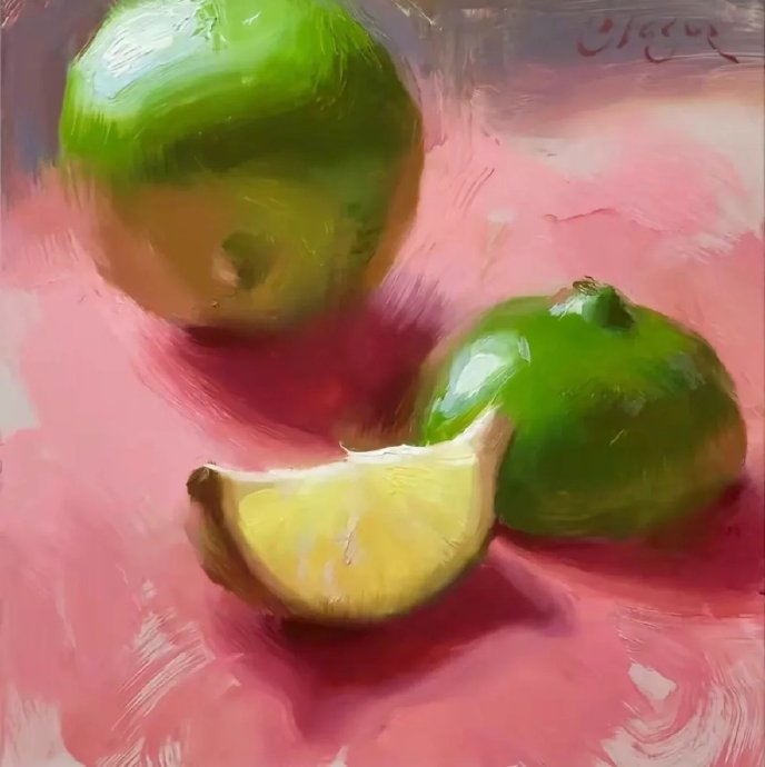 adam clague 色彩通透的静物