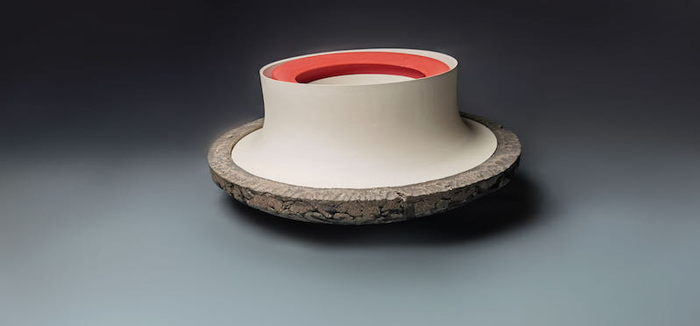 《空·器》，材质：瓷、陶混合