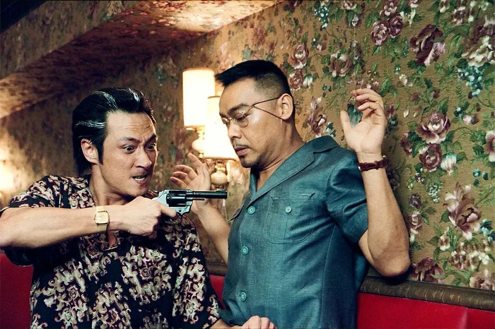 2023 年香港电影金像奖,吴镇宇为刘青云颁发最佳男主奖,并唤他"honey"
