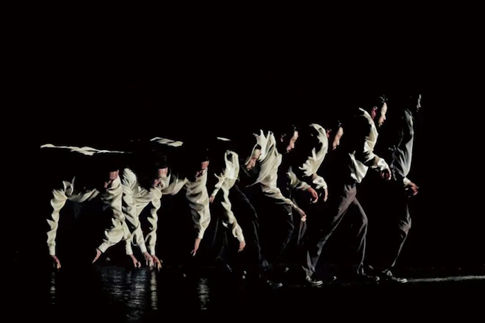 《一只猿的报告》中猩猩红彼得的“进化之路”场景