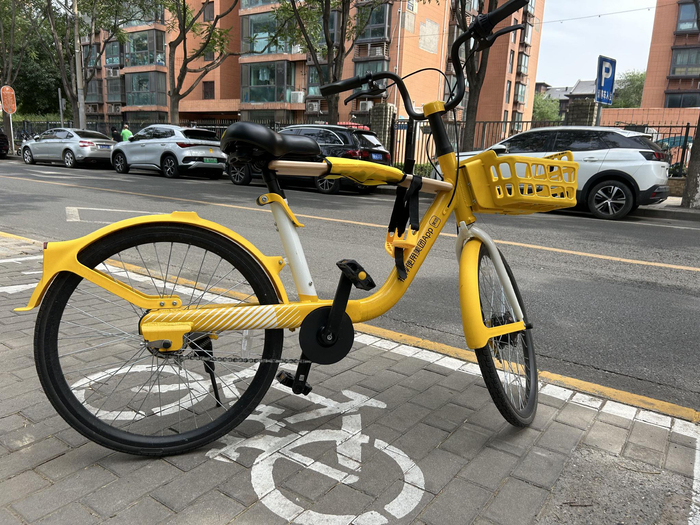 网购平台上卖家售出的“共享单车儿童座椅”。 新京报记者 彭镜陶 摄