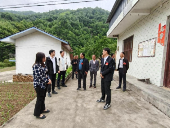 宁陕广货街镇人大开展农村人居环境整治专项视察