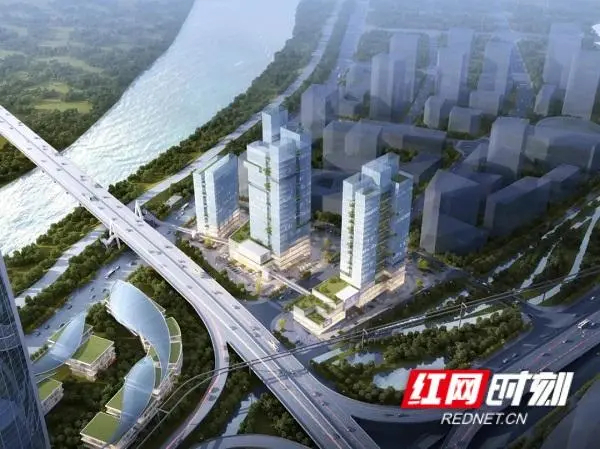 湖南创意设计总部大厦效果图.