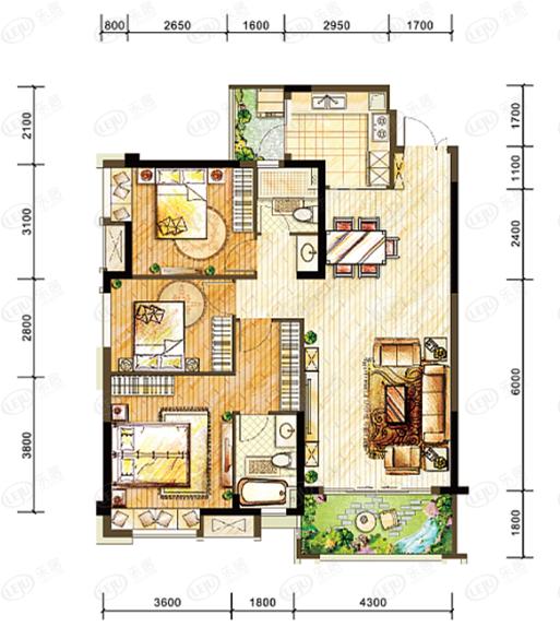 观山湖银海元隆·熙府户型图公布 85~146㎡约13000元/㎡