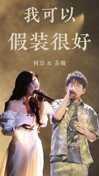 「何洁」和「苏醒」可以让我假装很好苏醒 (封面设计:程寞yo)苏醒