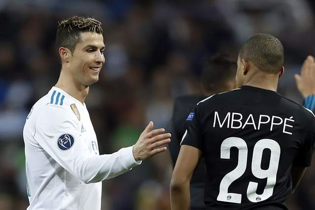 450万!c罗祝贺姆巴佩加盟皇马点赞数创纪录 两代球王惺惺相惜