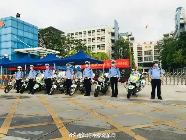 "羊城铁骑"护考小分队再上线