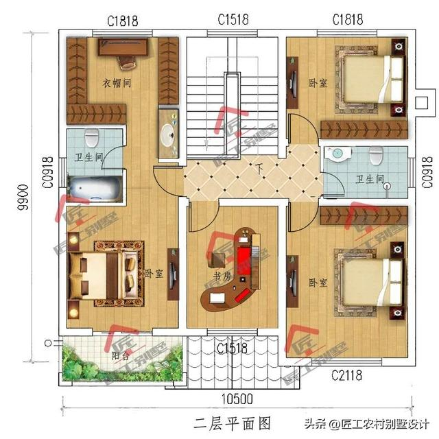 6套农村自建房设计图，主体20-25万，造型简单，农村施工队都能建|建筑|简约|材料|占地面积|结构_新浪新闻
