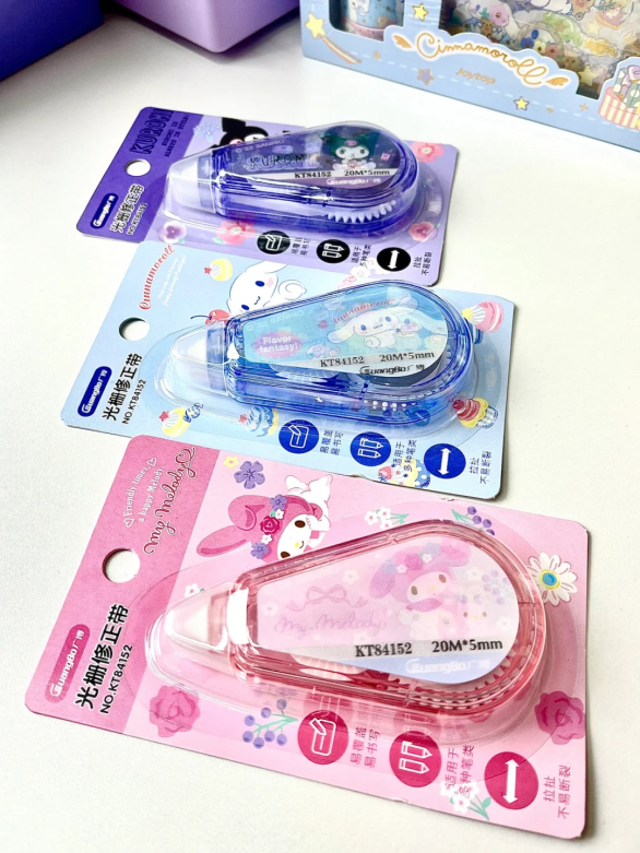 ◎三丽鸥家族车线本、限定版修正带