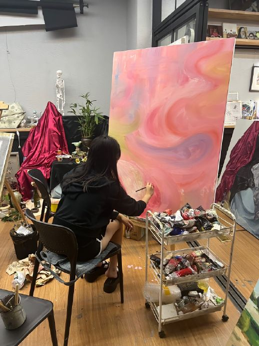 王诗龄的绘画作品,真的遗传到了爷爷的绘画天赋!