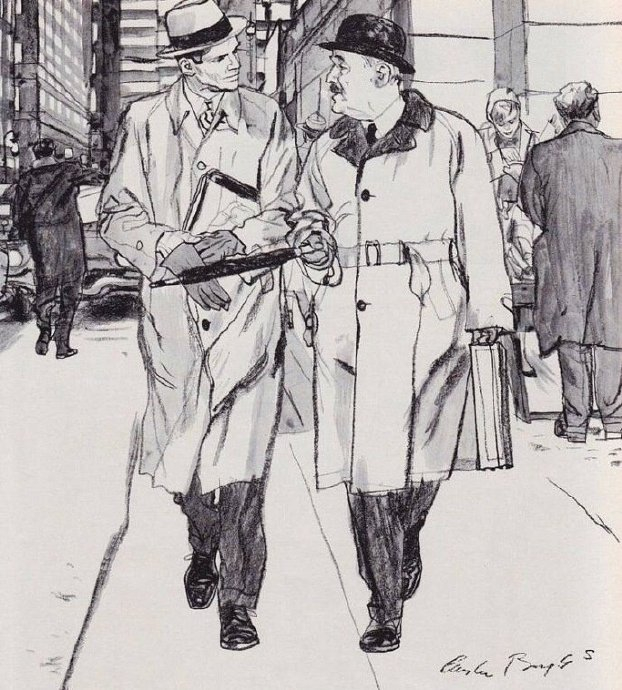 线条绘画大师 austin briggs 的速写作品展示