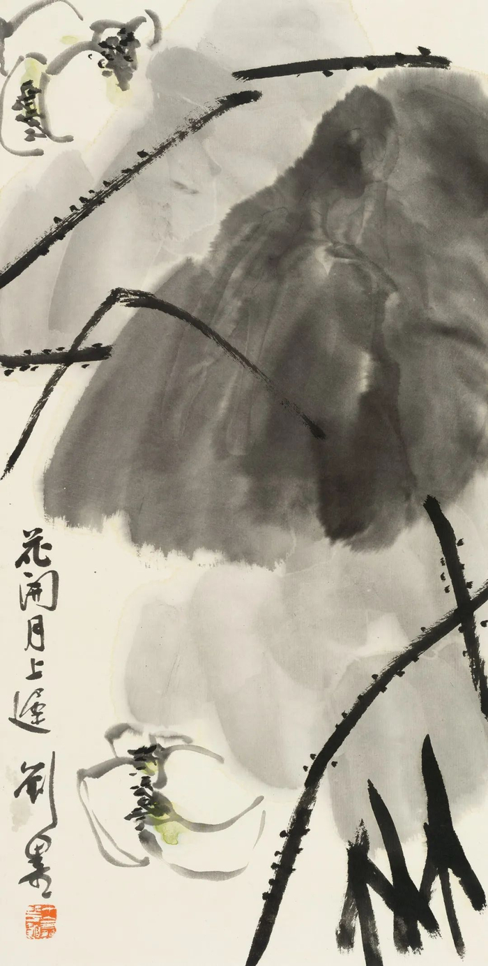 刘墨  花开月上迟艺术家简介刘墨,生于1966年,祖籍河北三河.